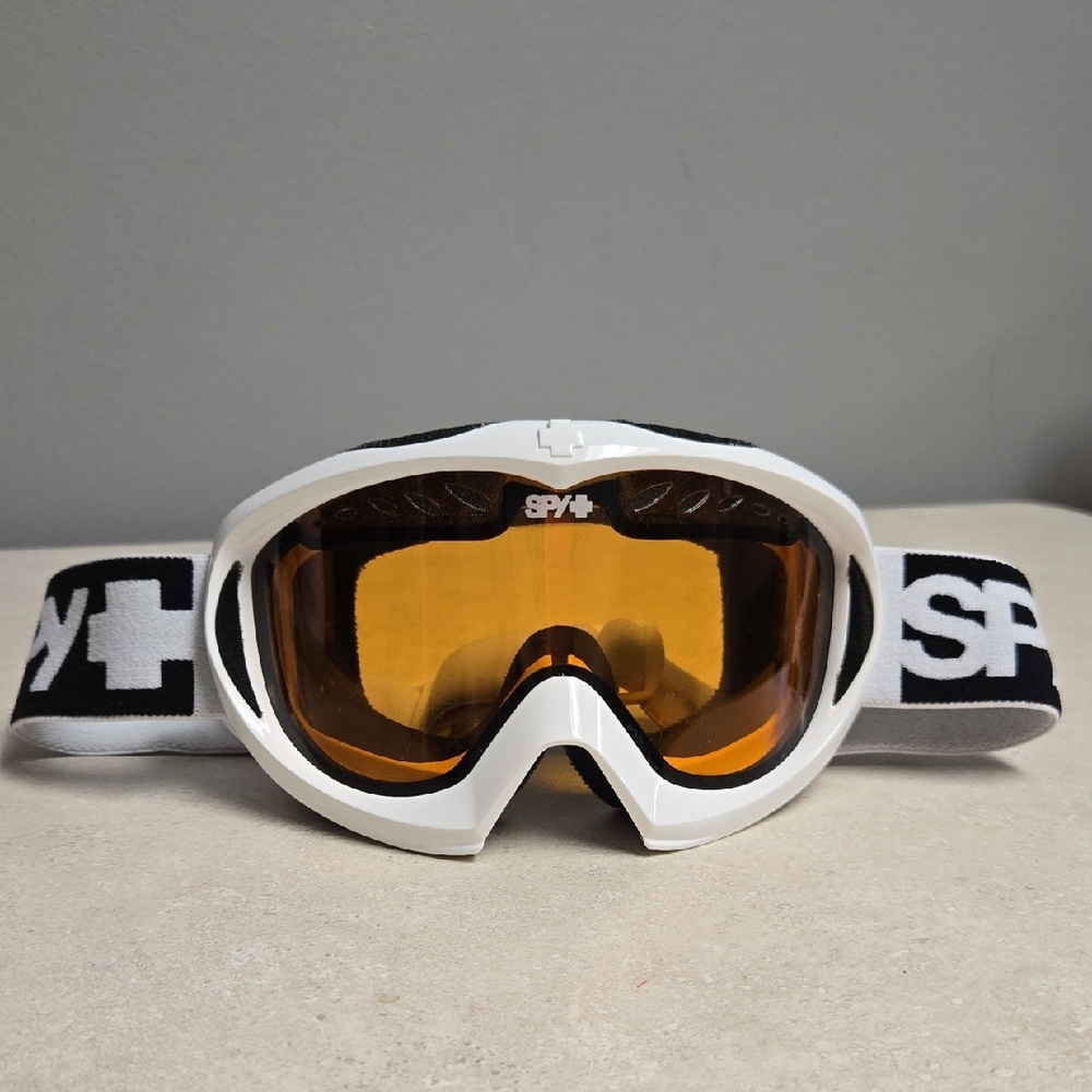 SPY White Frame Goggles with Orange Lens Mens/ Ladies